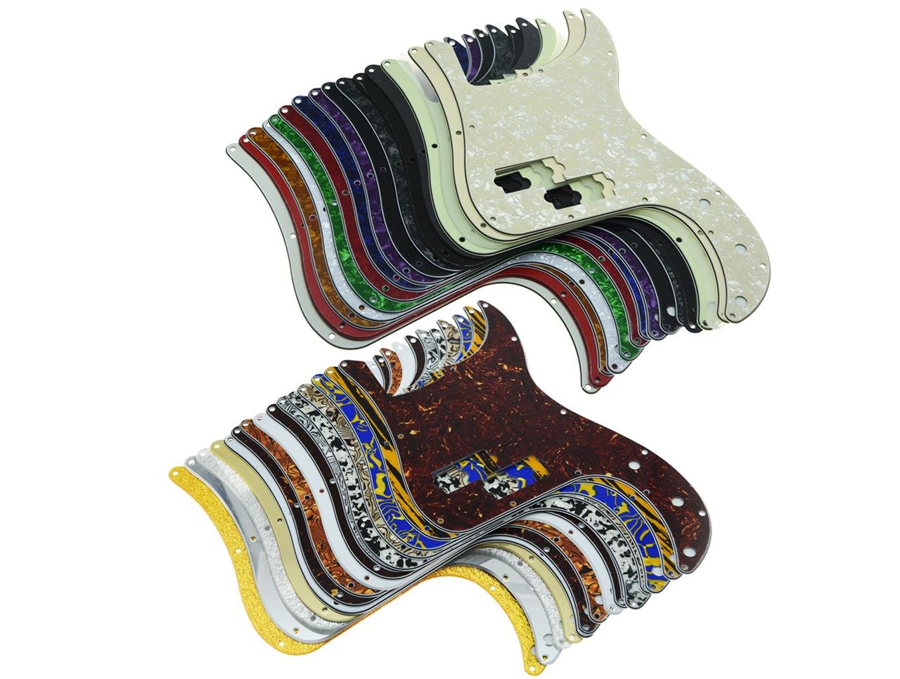 KAISH 13 Hole P Bass Style Pickguard PB Scratch Plate Bass Pickguard for Precision P Bass made in USA/Mexico Dark Tortoise